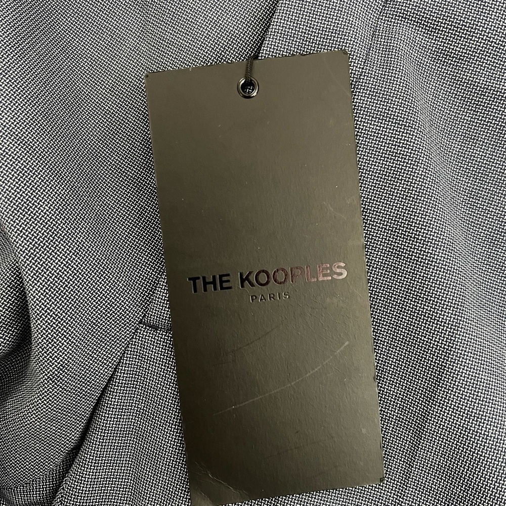 The Kooples Fitted Wool Blue Suit pants Size 46 FR/ 30 US Small NWT - Picture 3 of 12
